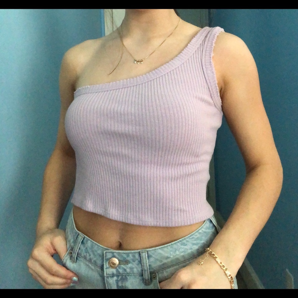 urban outfitters one shoulder top
